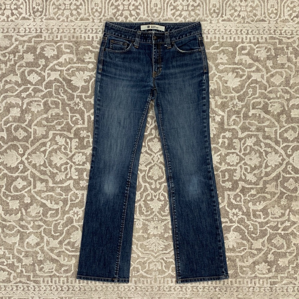 GAP Dark Denim Boot Cut Jeans 4